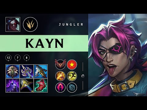 Kayn Jungle vs Kha'Zix - VN Grandmaster Patch 25.23