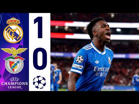 Real Madrid 1-0 Benfica | Vinícius Júnior Goal | Resumen y Gol | Champions League 2026