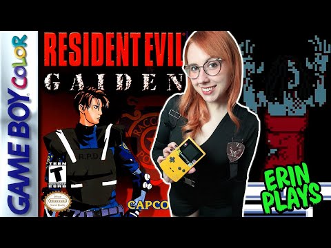 RESIDENT EVIL GAIDEN on the Game Boy Color - Erin Plays