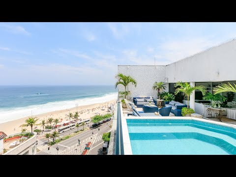 Penthouse with pool and ocean view in Ipanema - Ipa005
