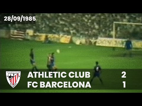 ⚽️ [Liga 85/86] J5 I Athletic Club 2 - FC Barcelona 1 I LABURPENA