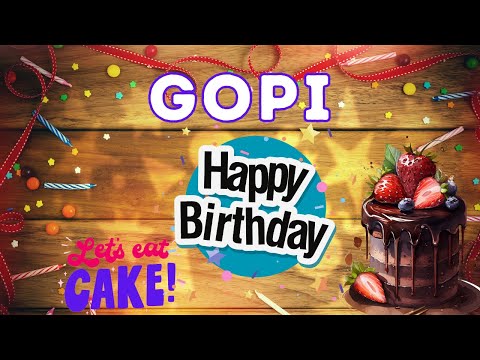 Happy Birthday Gopi, Birthday of Gopi, Best Birthday Wishes