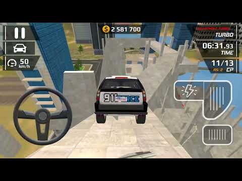 Smash Car Hit Simulator - Police Car Suv 4x4 Driving Impossible City Stunt - Android Gameplay 3D