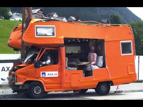 Slow Motion RV Crash Test – Recorded with J-PRI High-Speed Camera