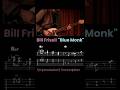 Bill Frisell - "Blue Monk" Transcription & Guitar Tabs (excerpt)