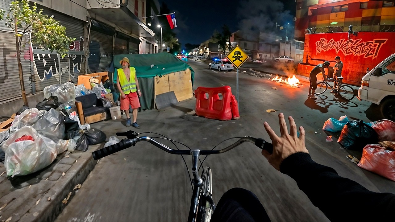 ALONE, AT NIGHT AMONG THE M0NSTERS OF SANTIAGO 🇨🇱