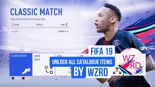 UNLOCK ALL FIFA 19 CATALOGUE FILES + FIXED BOOTS & MORE