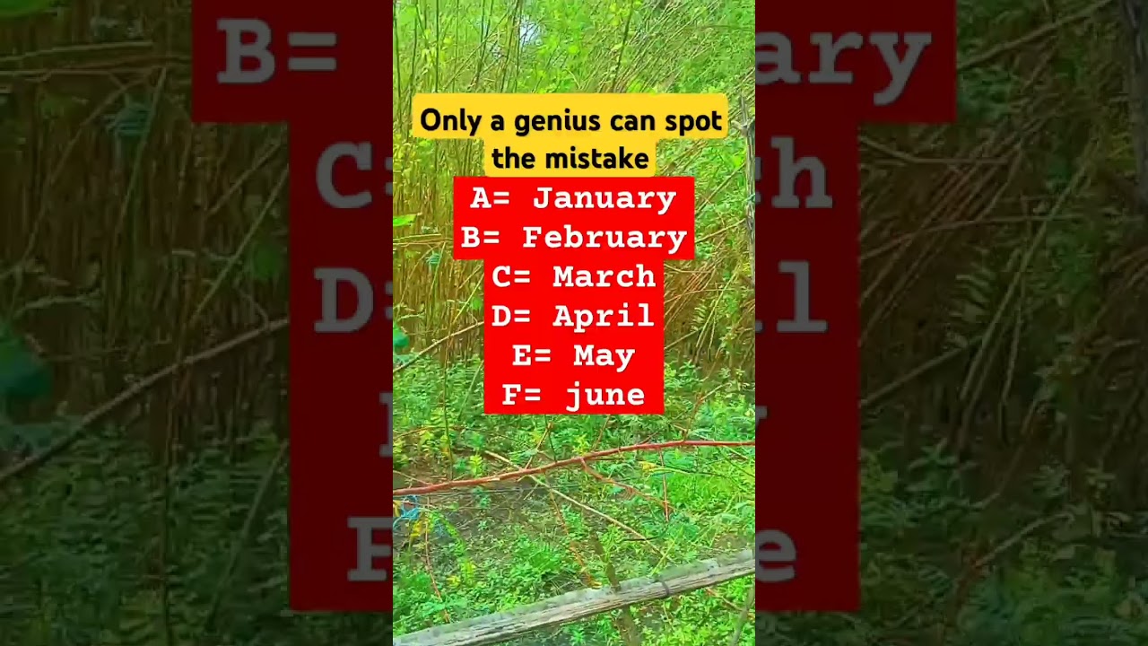 Only A Genius Can Spot The Mistake:Episode-503.Try Your Skills! #shorts #brainteasers #puzzlegame