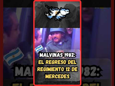 Malvinas 1982: El emotivo regreso del Regimiento 12 a Mercedes 🇦🇷