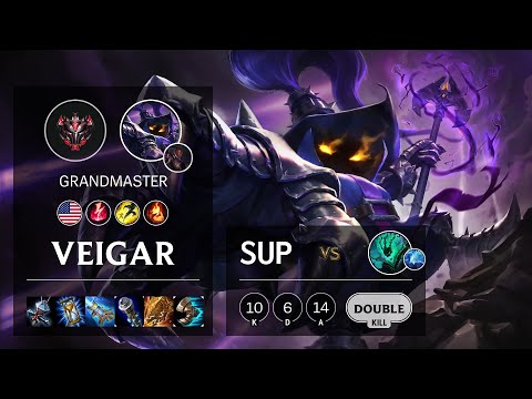 Veigar Support vs Thresh - NA Grandmaster Patch 10.18