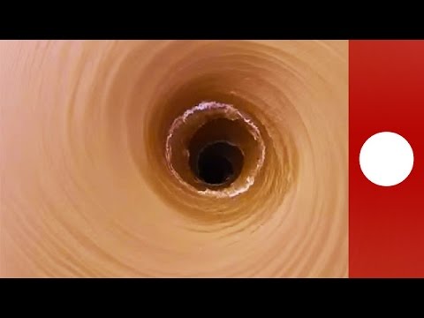 Un vórtice gigante en el lago Texoma