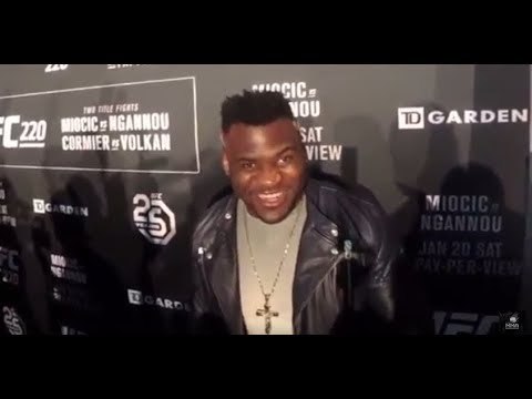 UFC 220 Full Media Scrum: Francis Ngannou, Daniel Cormier, Stipe Miocic & Volkan Oezdemir