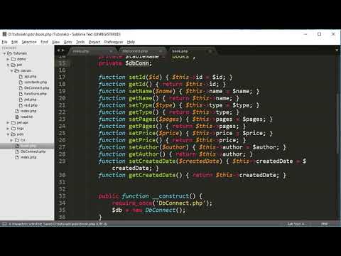 CRUD using PDO in PHP Insert data Part1