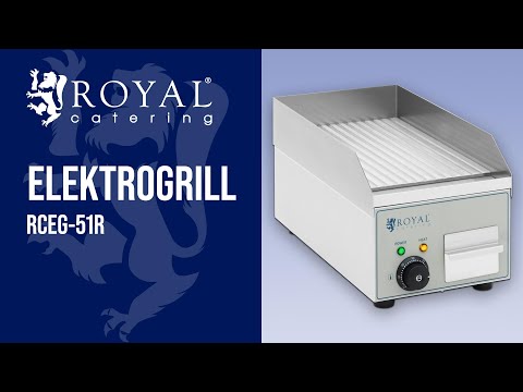 Video - Elektrogrill - 360 x 250 mm - Royal Catering - 2,000 W