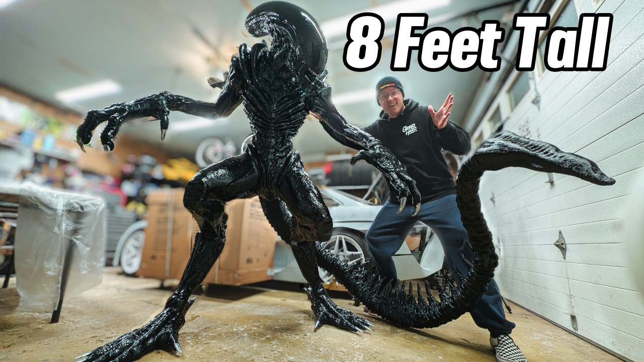 I 3D Printed a Life Size Xenomorph!