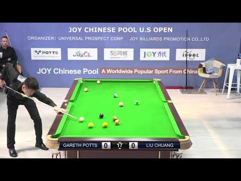 Gareth Potts VS Liu Chuang - 2018 Joy Chinese Pool U.S. Open