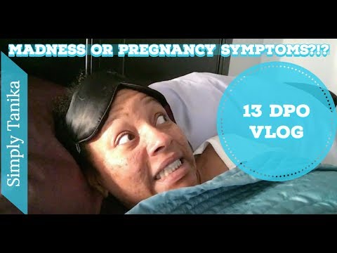 Early Pregnancy Madness? Symptoms? Late Implantation? 13DPIUI Vlog Video