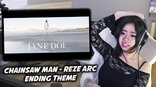 LOST FOR WORDS! 💔 Reacting to JANE DOE - Kenshi Yonezu & Hikaru Utada | Chainsaw Man: Reze Arc Anime