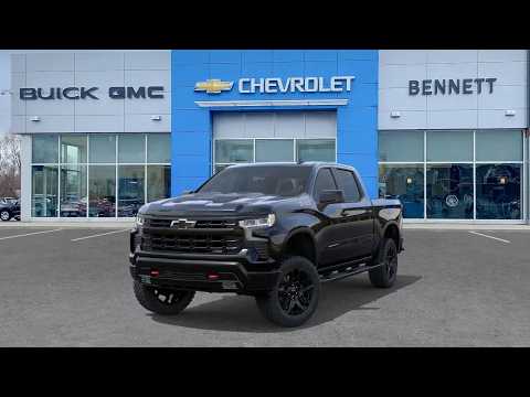2026 Chevrolet Silverado 1500 Crew Cab Short Box 4-Wheel Drive LT Trail Boss in Black for sale at Bennett Chevrolet Cadillac Buick GMC Ltd. in Cambridge, ON