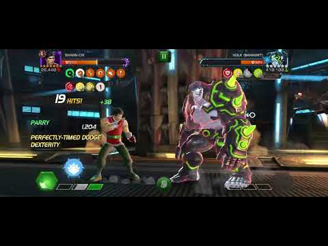 Mcoc Act 8.2.6 boss   Hulk  (Bahamet) vs shag chi (7*r1)