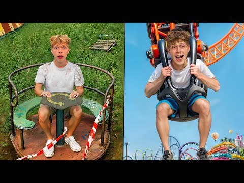 I TEST THE CHEAPEST vs MOST EXPENSIVE AMUSEMENT PARKS!