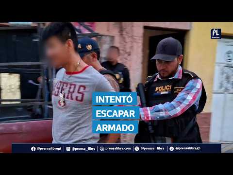 Hombre requerido por asesinato intentó escapar armado durante allanamiento en Sanarate
