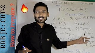 RRB JE CBT - 2 : TECHNICAL | HOW TO PREPARE ? MECHANICAL GURU