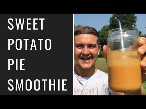 Sweet Potato Pie Smoothie (Vegan, Oil Free)