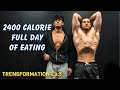 FULL DAY OF EATING FOR FATLOSS | 2400 CALORIES | ft Soosh chest day