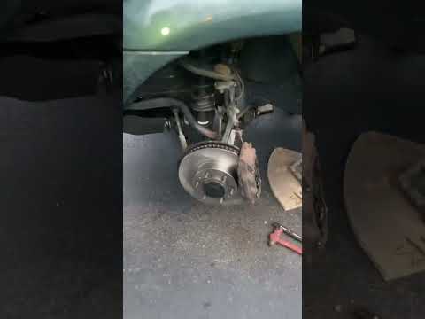 Why is my steering wheel shaking while stepping on the brakes