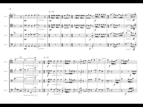 Friberg, Tomas - Prelude & Lament for trombone quartet