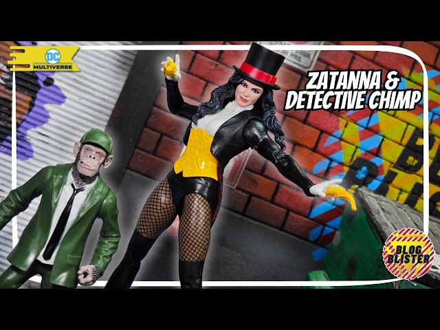 Vídeo relacionado con McFarlane DC Multiverse Zatanna (DC Classic) Figura de acción de 7 Pulgadas con Detective Chimp Edición Coleccionista #53