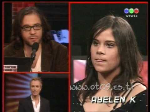 Operacion Triunfo 2009: Gala 12 - AyelenK: Si tu no estas aqui