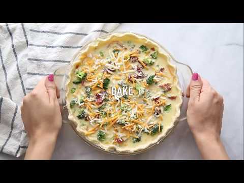 How to make Broccoli & Cheese Quiche