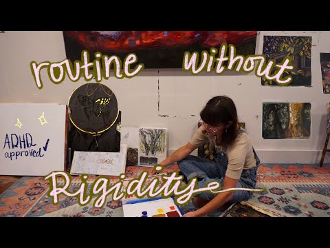 🎨Full-time Artist Routines & Rituals🪡 ADHD Friendly✨