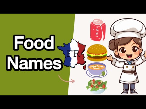 Food Names In French | Improve Your Vocabulary | Food Vocabulary In French | Lesson 15
