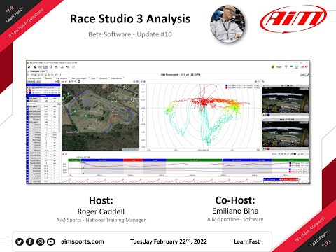 3-8 Race Studio 3 Update and Production Release - Live Webinar with Emiliano Bina - 2/22/2022