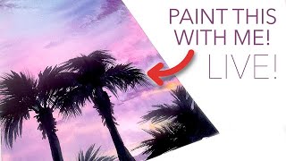I'm Back From Spain! Paint With Me LIVE!