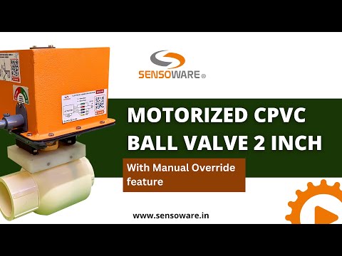 CPVC Ball Valve with Electric Actuator 2 inch / 50mm