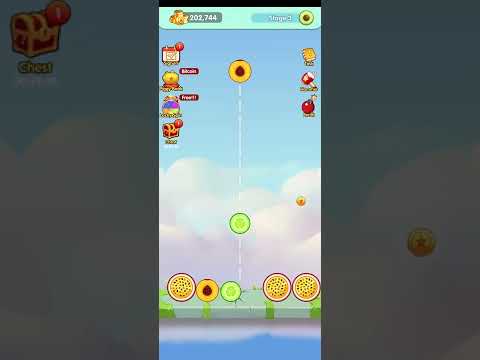 Merge Watermelon Gameplay | Android Puzzle Game - YouTube