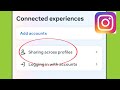 Instagram Sharing Across Profiles Settings