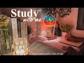 4 HOUR LATE NIGHT STUDY WITH ME Fire Crackling ️ Lofi Bgm Pomodoro 50 10 Day296