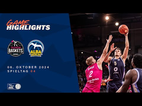 Telekom Baskets Bonn vs. ALBA BERLIN - Full Game Highlights - Spieltag 4, Saison 24/25