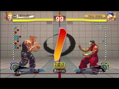 Blue Emblem (Guile) vs Soushihan KaoTV (Yun)