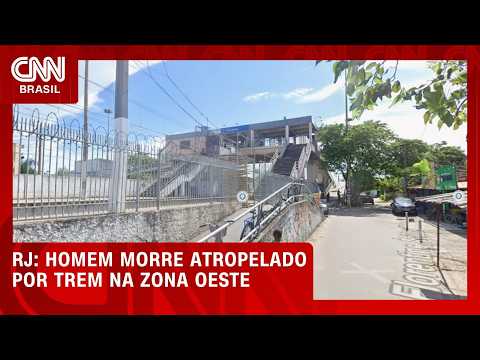 Homem morre atropelado na via do trem no Rio | CNN NOVO DIA