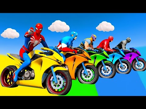 TRANSPORTING PIXAR CARS & FRUITS WITH COLORED & JOHN DEERE vs CLAAS vs TRACTORS - BeamNG.drive #983