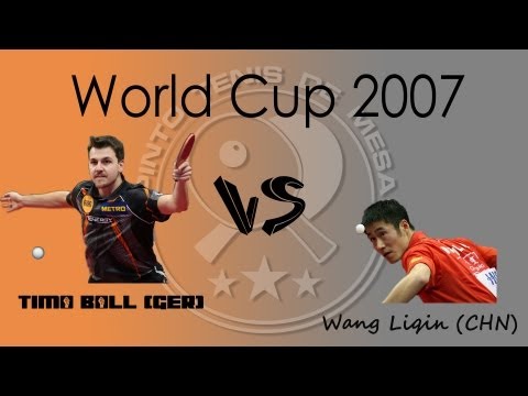 World Cup 2007: Timo Boll vs. Wang Liqin