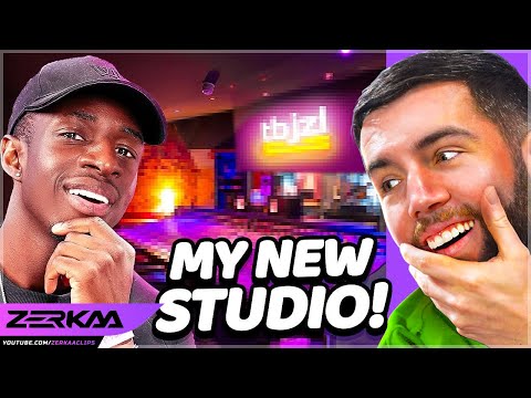 ZERKAA REACTS TO TBJZL NEW MUSIC STUDIO