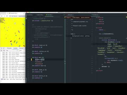 webpack 4 Hot Module Replacement (HMR) in action
