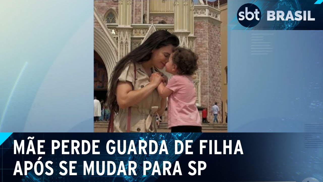 Mãe luta na justiça por guarda de filha após mudança de estado | SBT Brasil (22/03/25)